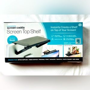 SCREEN CADDY LAPTOP OR COMPUTER SCREEN ADJUSTABLE TOP SHELF BRAND NEW!